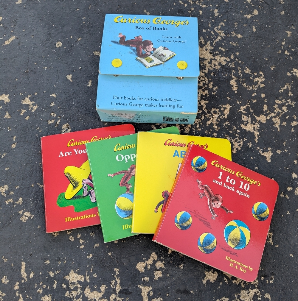 Curious George Boxed Set Of Vintage Board Books